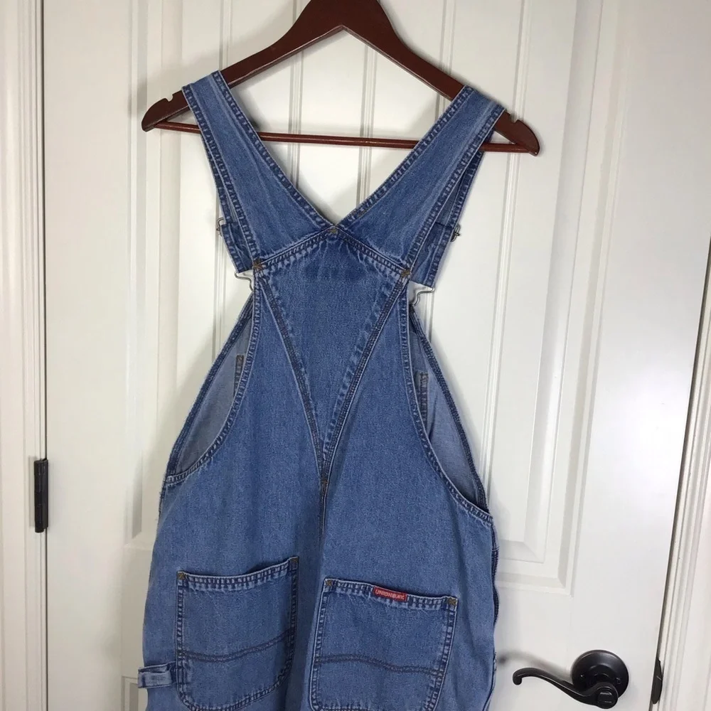 Vintage Y2K Unionbay Denim Carpenter Overalls Size Medium. - Picture 10 of 11